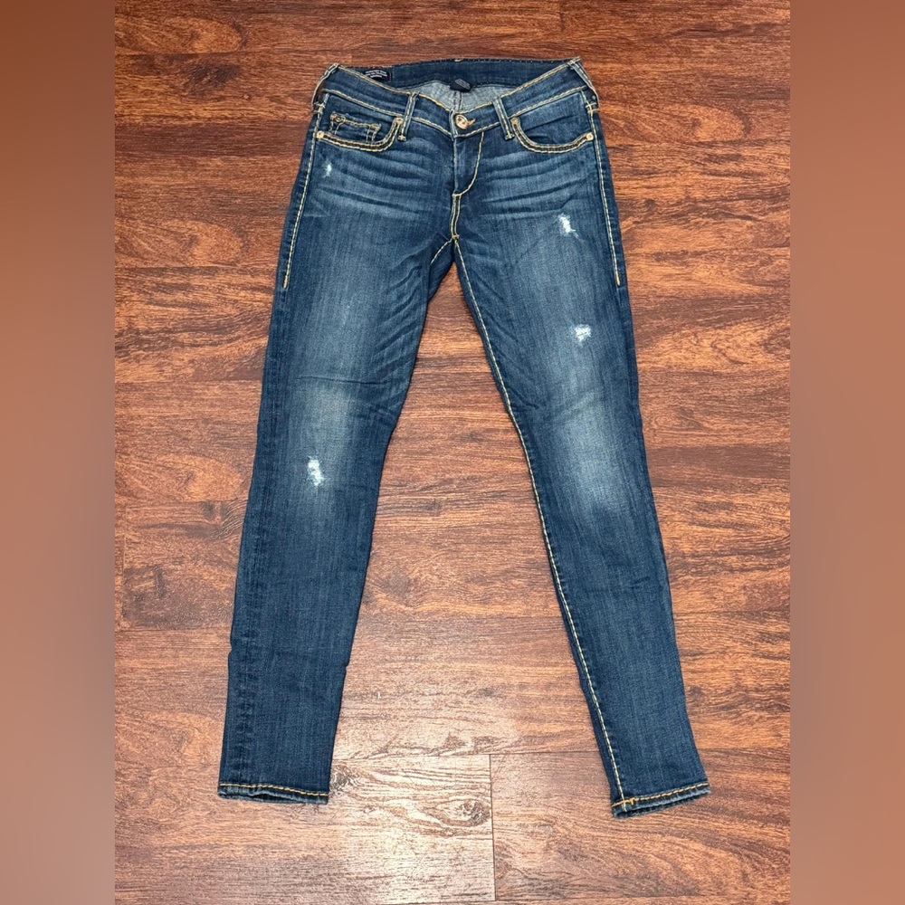 Women’s Size 25 True Religion Blue Skinny Jeans